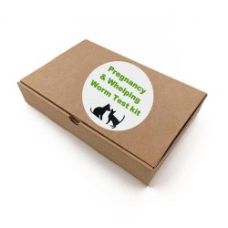 Pregnancy and whelping worm test kit for dogs
