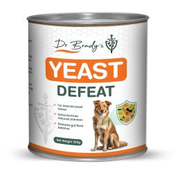 A tub of Dr Brady's Yeast Defeat